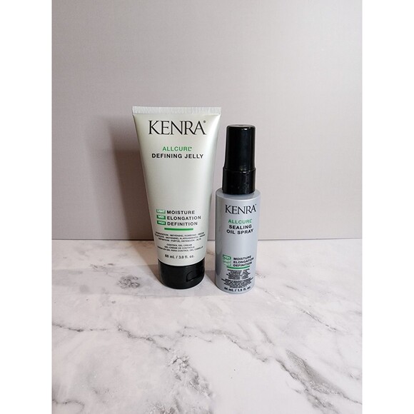 Kenra AllCurl Defining Jelly (3 oz) & Sealing Oil Spray (1.5 oz) – Styling Set - Picture 1 of 7
